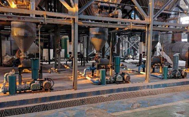 遼寧水泥廠混合灰稀相氣力輸灰系統 遼寧水泥廠混合灰稀相氣力輸灰系統