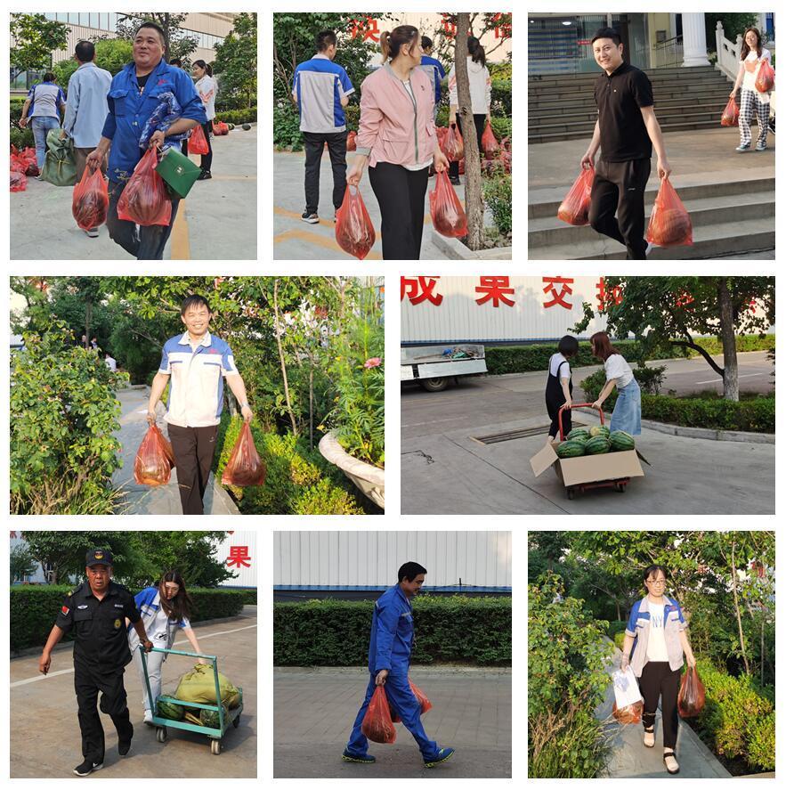 萬斤西瓜齊登場，清涼一夏真是爽！——章丘豐源機械為員工送清涼啦！